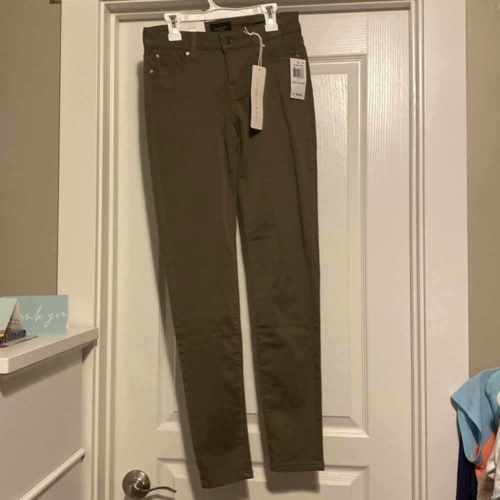Cute dark green jeans